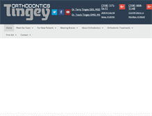 Tablet Screenshot of idahoortho.com